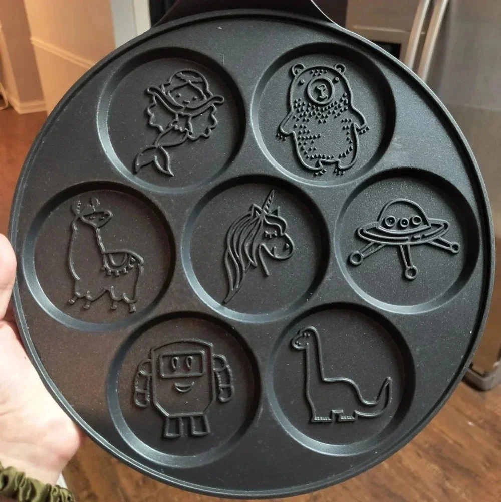 Mini pancakes maker pan home decor fun kids kitchen NEW crofton unicorn alien be